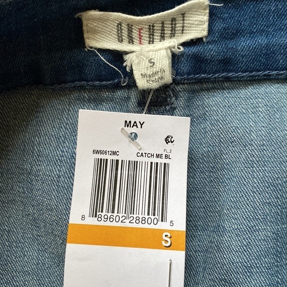 ONEHART floral embroidered button front denim circle skater‎ mini skirt - Picture 3 of 6